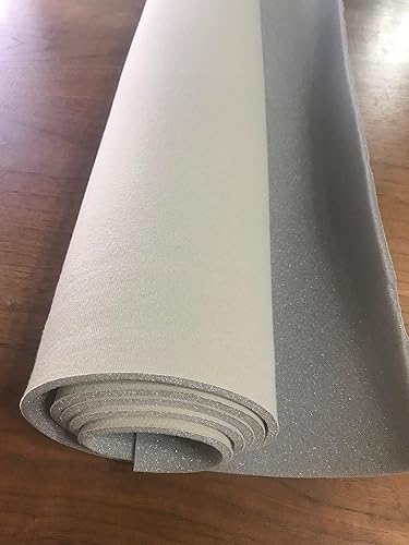 Miniatura 2 de Tela de reparación de techo con respaldo de espuma compatible con Chevy Silverado/GMC Sierra-Shale color-80 x 60