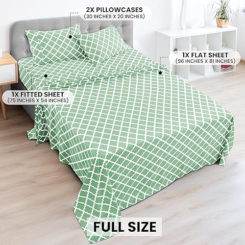 Miniatura 2 de LDC Lux Decor Collection - Juego de sábanas, 4piezas, microfibra cepillada alta ozyd, fundas, bolsillo de sábana de hasta 16pulgadas de profundidad