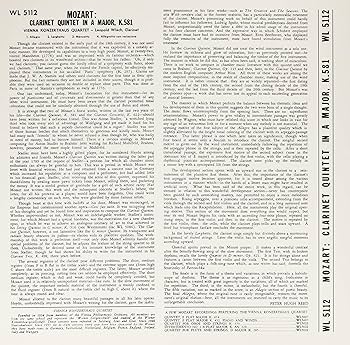 Amazon.co.jp: Mozart: Clarinet Quintet in A major, K581