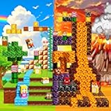 Magnetic Blocks Building Toys: Upgraded Adventure Magnetic Building Blocks Game Set for Kids Ages 3+, Construction Toys STEM Sensory Educational Christmas Birthday Gifts (0.8 inch) (100PCS)