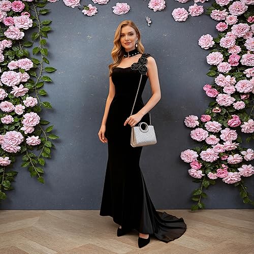 Miniatura 2 de Bolso de mano brillante 2026 para mujer, elegante y único, bolso de noche de poliéster Plateado