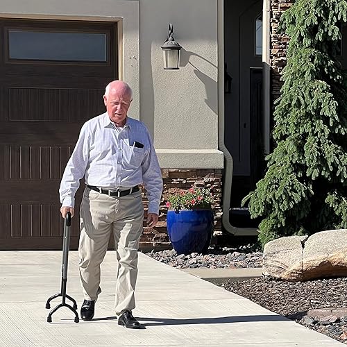 Miniatura 2 de Nuevo bastón Rock Steady Cane II ultraligero, compacto y versátil que ofrece una maniobrabilidad superior, durabilidad de grado industrial y