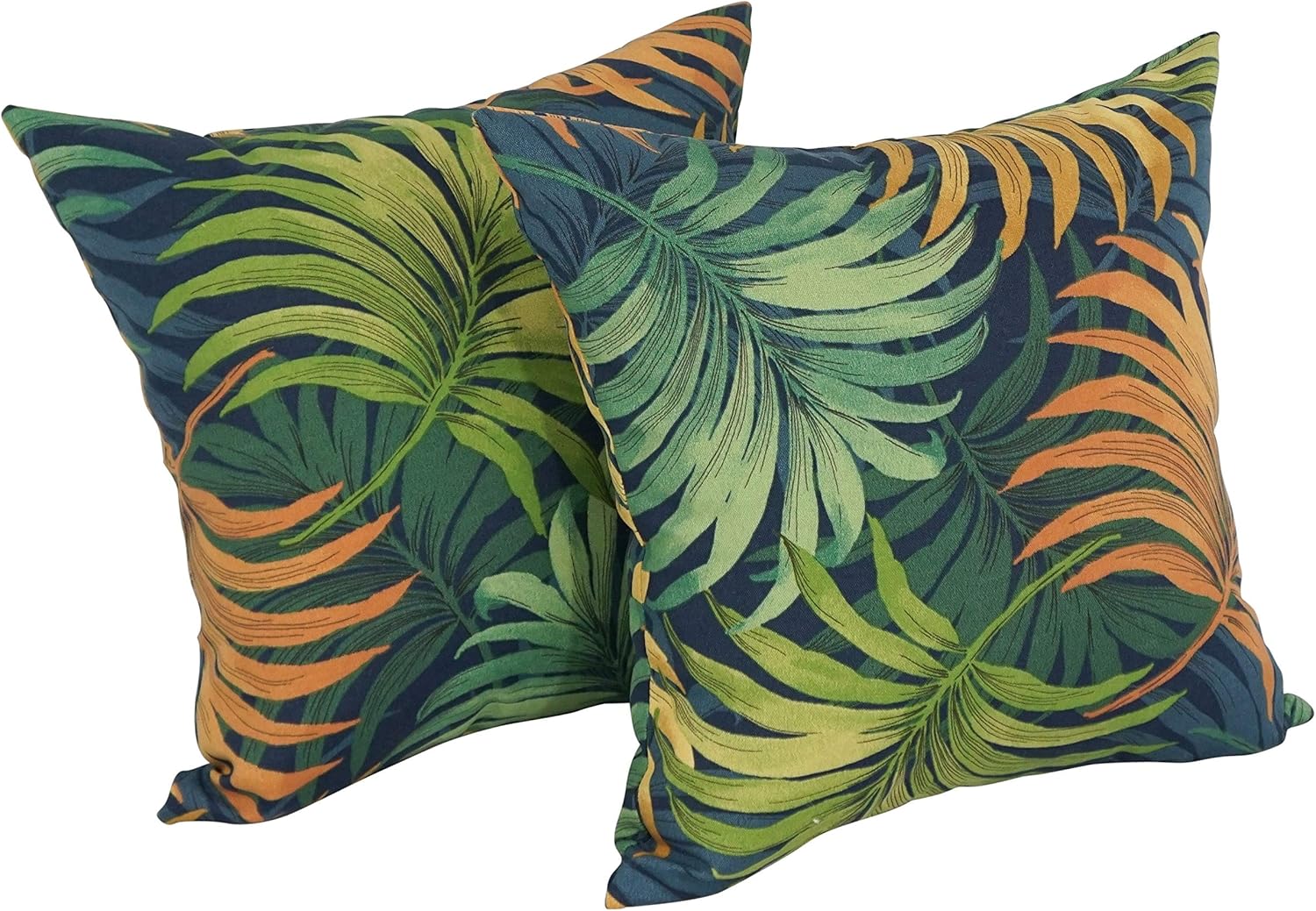 Blazing Needles Outdoor Throw Pillow, Laperta Monsoon 2 Count