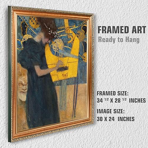 Miniatura 9 de A&T ARTWORK Campo de trigo con cipreses de Van Gogh The World Classic Art Reproductions, impresiones en lienzo giclée para decoración del hogar, 20