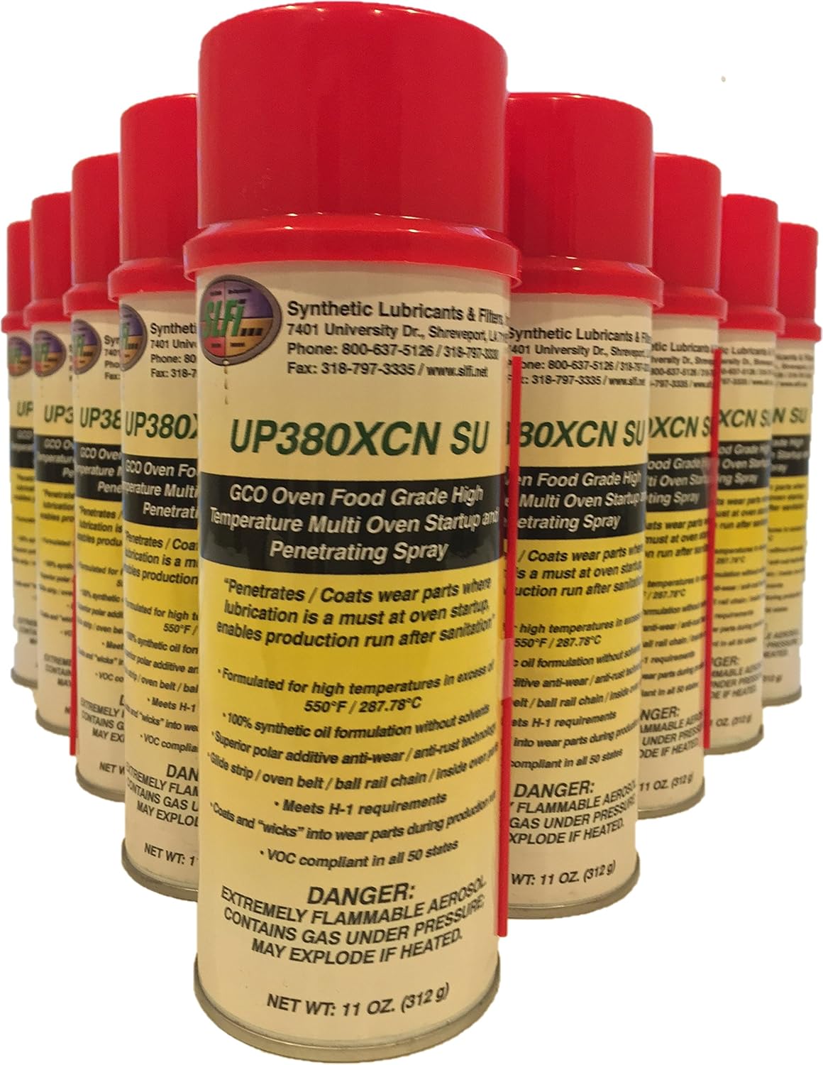 SL UP380XCN SU GCO Multi Oven Food Grade Startup Spray Case of 12 cans (11 oz. ea)