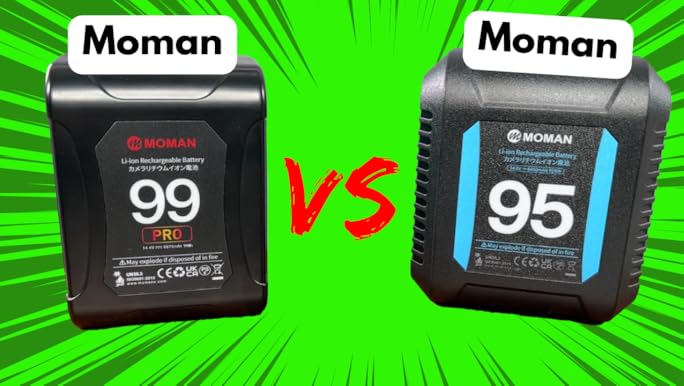 Amazon.com: V-Mount Battery, Moman Power 99 Pro Micro V Lock