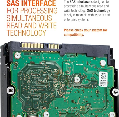 Miniatura 7 de HGST Ultrastar 7K4000 4TB 7200 RPM 512n SAS 6Gbs 3.5 pulgadas 64MB HDD Enterprise Hard Drive HUS724040ALS640 (0B26885) (renovado)