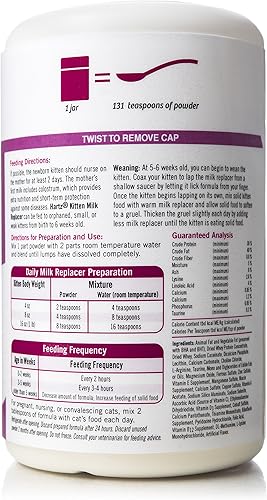 Miniatura 2 de Hartz Fórmula de reemplazo de leche en polvo para gatitos, 11 onzas