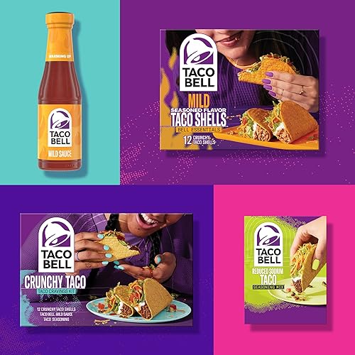 Miniatura 9 de Taco Bell, Mezcla de condimentos para tacos reducidos en sodio, 1 onza