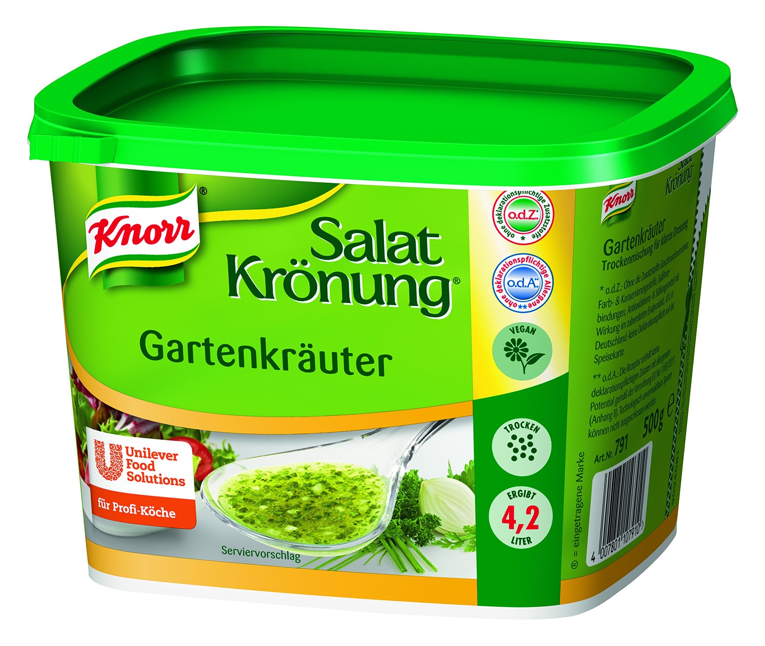 Knorr Salatkrönung Gartenkräuter Dressing 1er Pack (1 x 500 g)