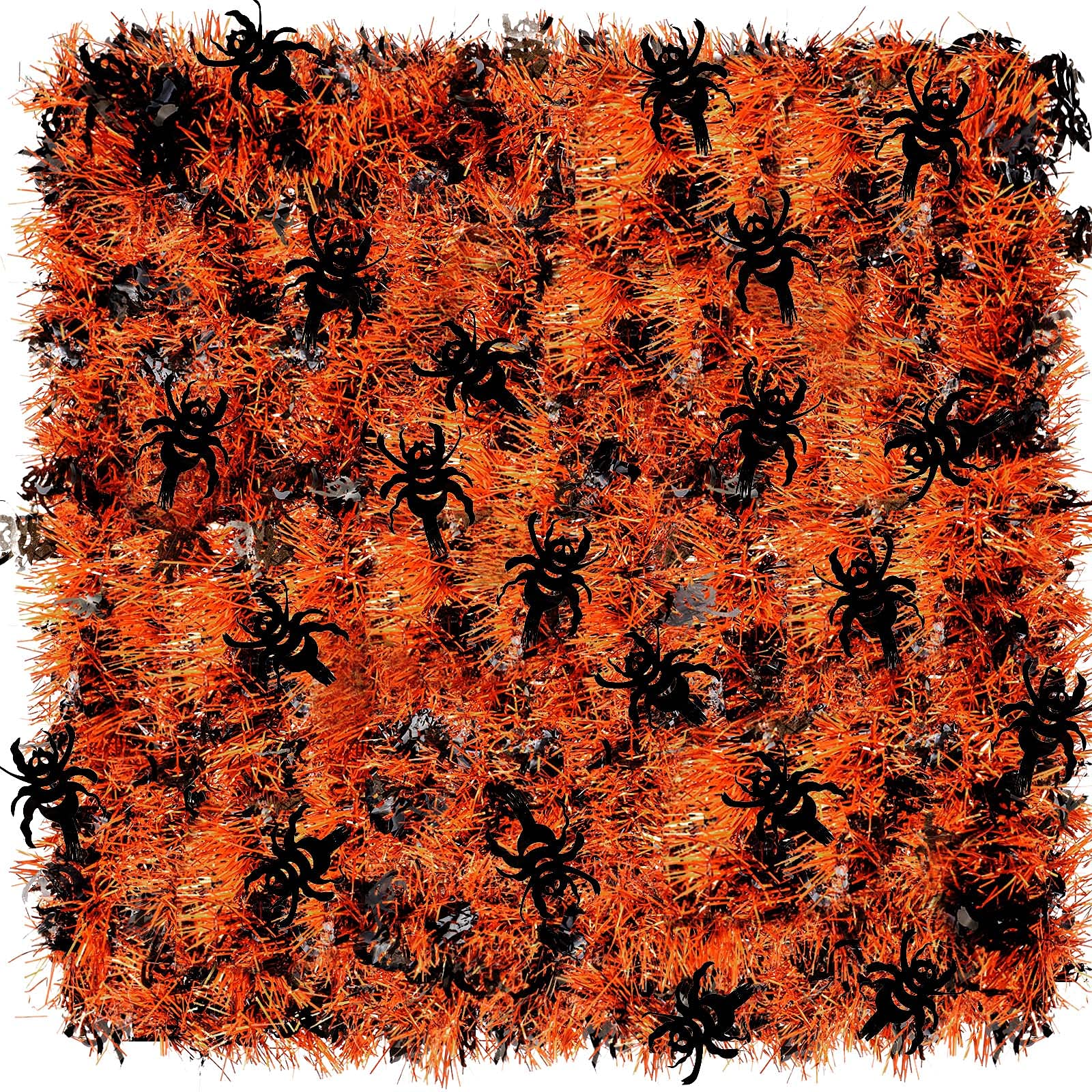 Halloween-Lametta-Girlande, 20 M – Glitzernde Geister-Dekoration Für Innen & Außen, Party-Deko