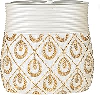 Vista 1 de Popular Bath Portacepillos de dientes, colección Seraphina, Marfil