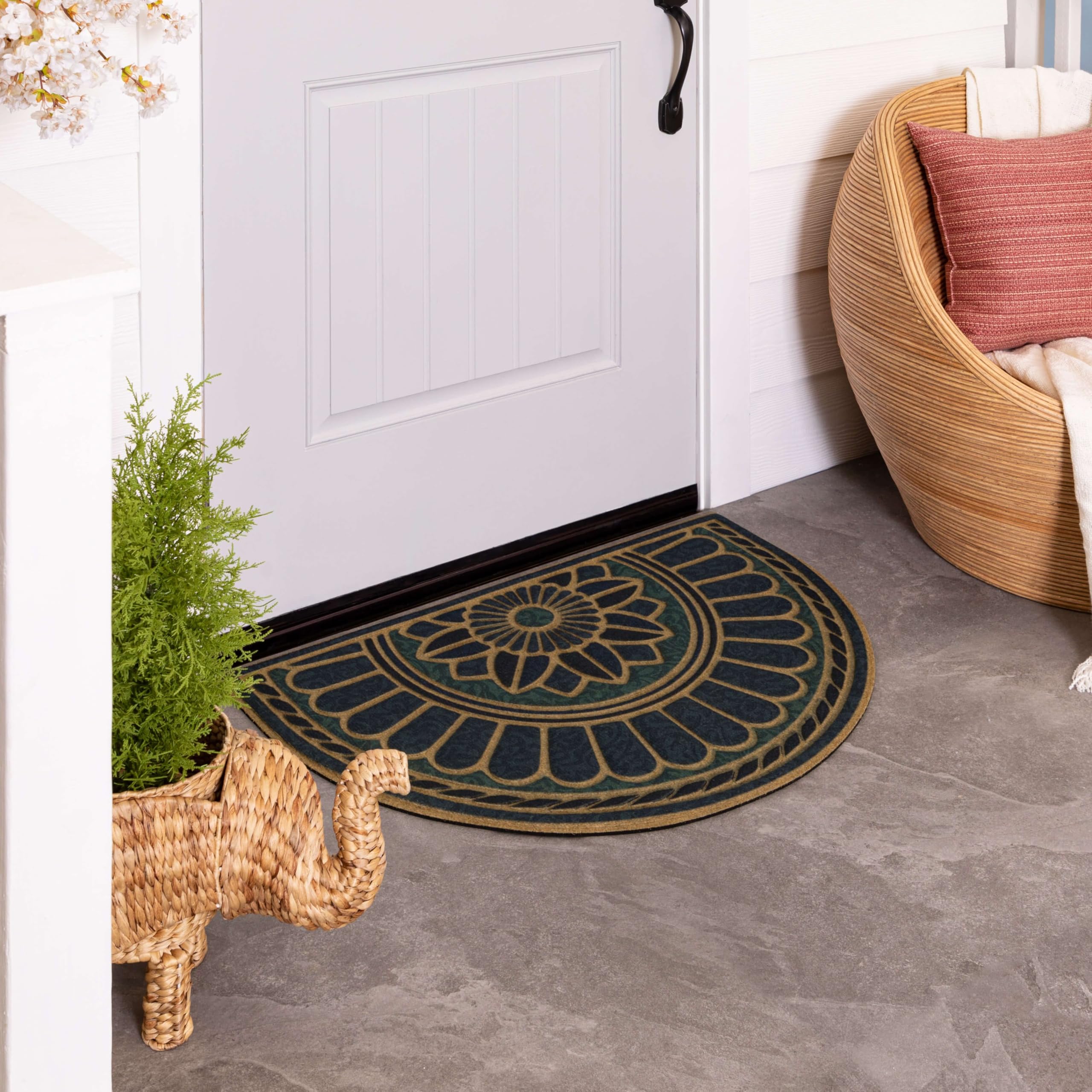 Mohawk Home Denim Blue Door Mat - 2' x 3' -4