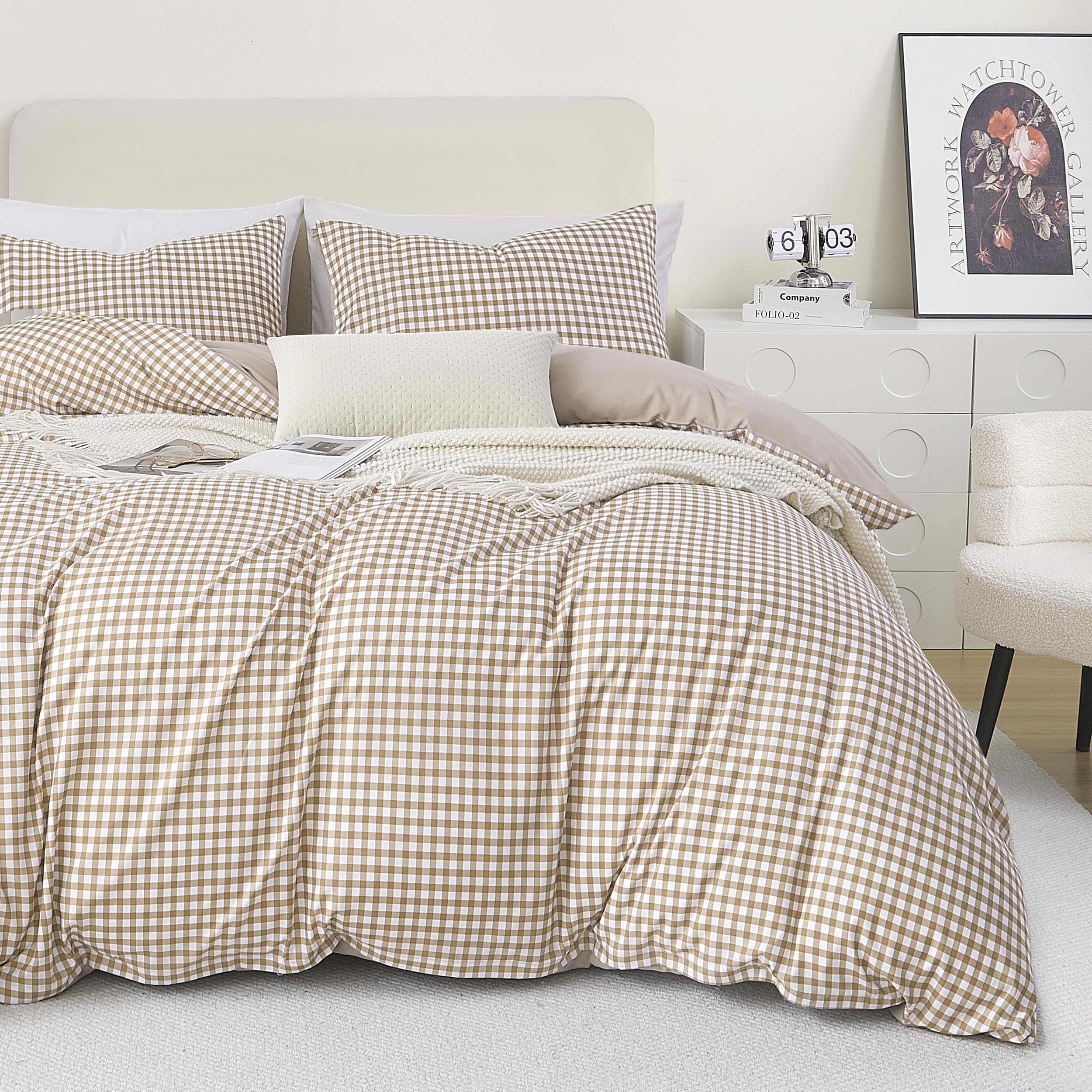 Oli Anderson King Gingham Comforter Set