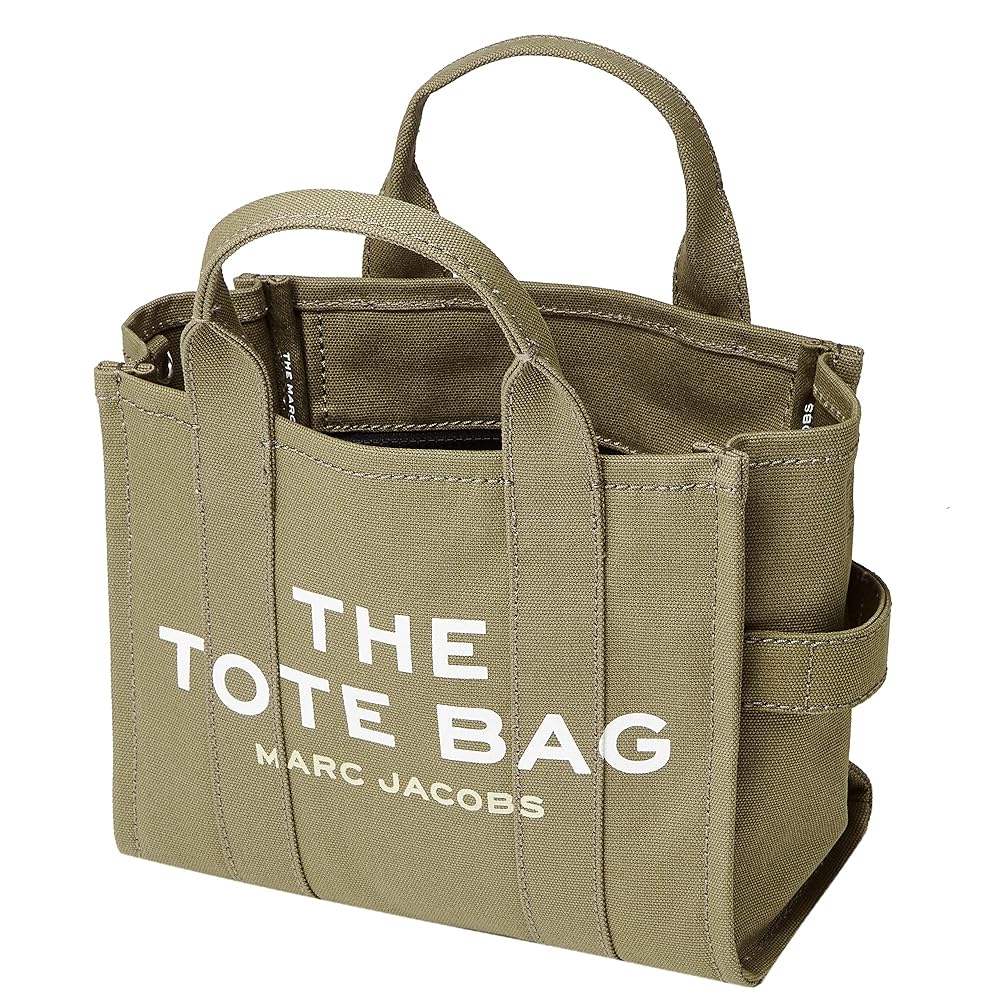 Marc Jacobs レザー トートバッグ　カーキ マークジェイコブス トートバッグ ショルダーバッグ ザ トート