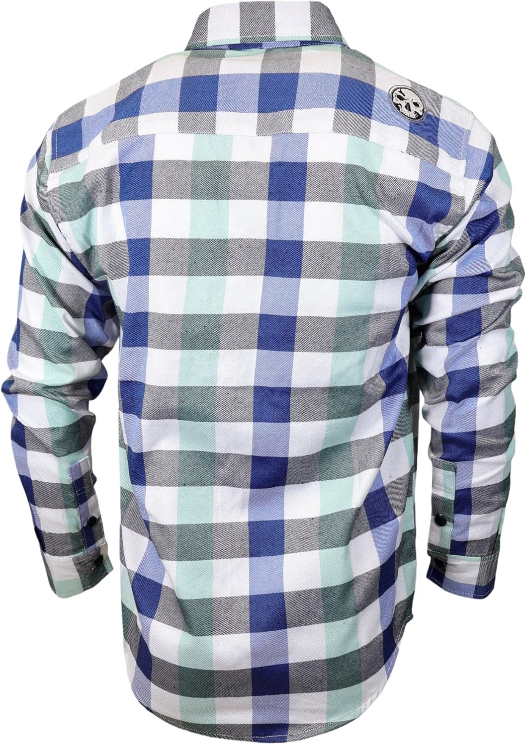 Demons Behind Me The Sea Breeze Flannel (Hidden Snap Collars) - Image 4