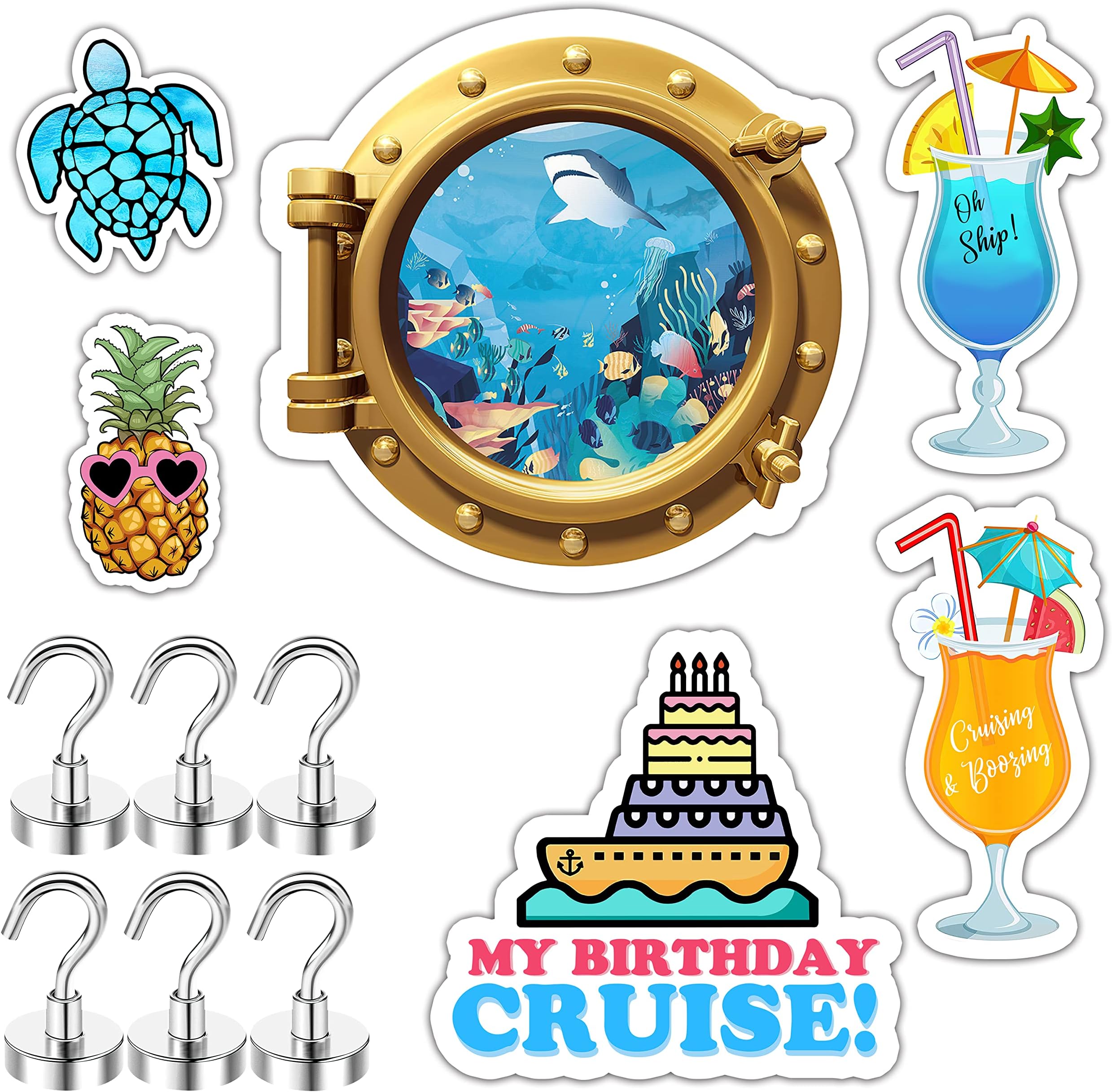 Amazon.com: Anniversary Cruise Door Decorations Magnet Reusable