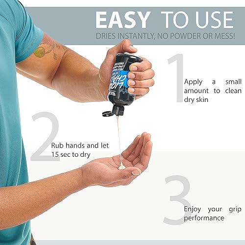 Miniatura 2 de WARM BODY COLD MIND Tiza líquida prémium para levantamiento de pesas, agarre de mano para entrenamiento cruzado, escalada, gimnasia, levantamiento