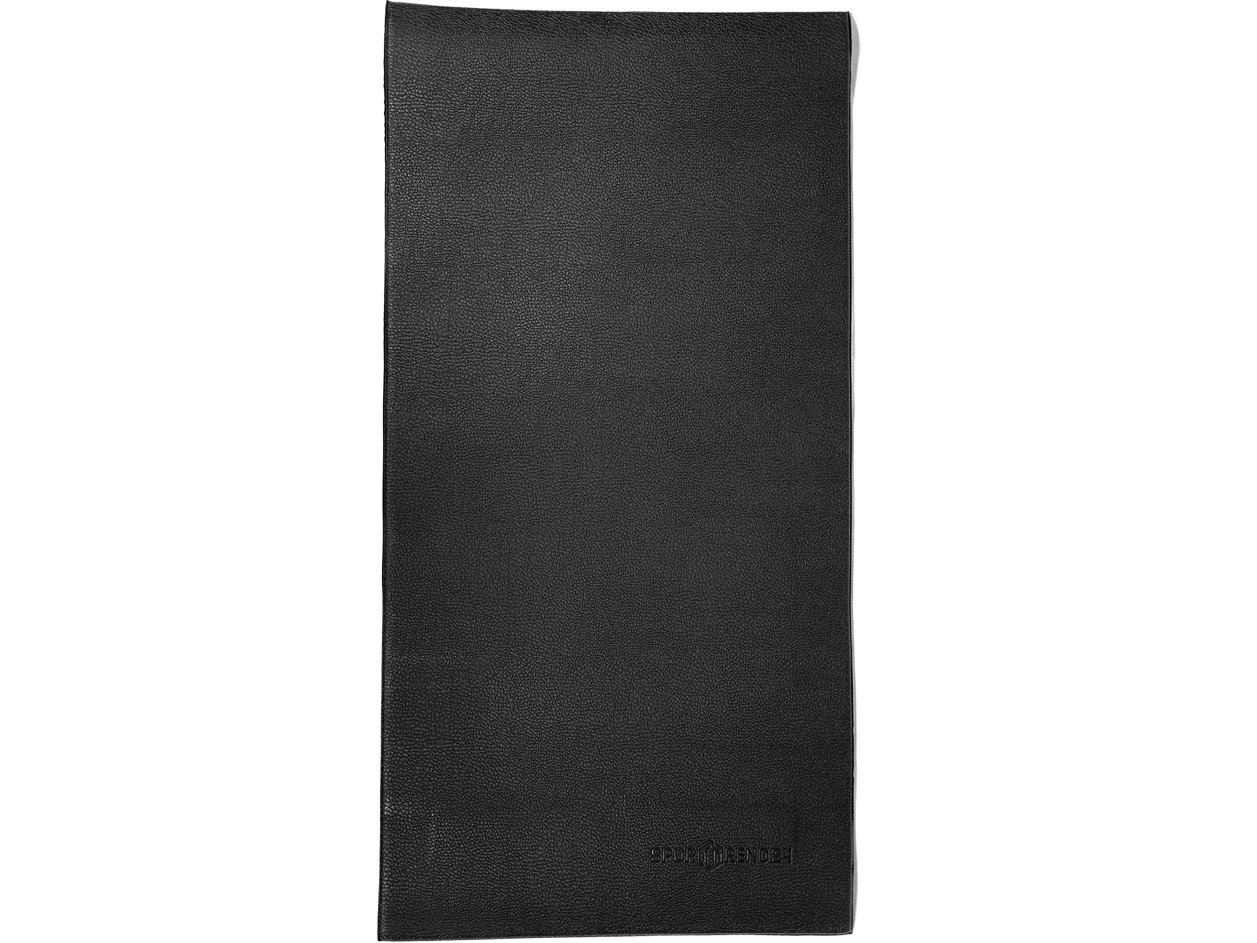 Sporttrend 24® Unterlegmatte 120cm, 160cm, 181cm, 220cm zum ausrollen in schwarz, 1,2cm Stärke | Laufbandmatte, Bodenmatte, Schutzmatte