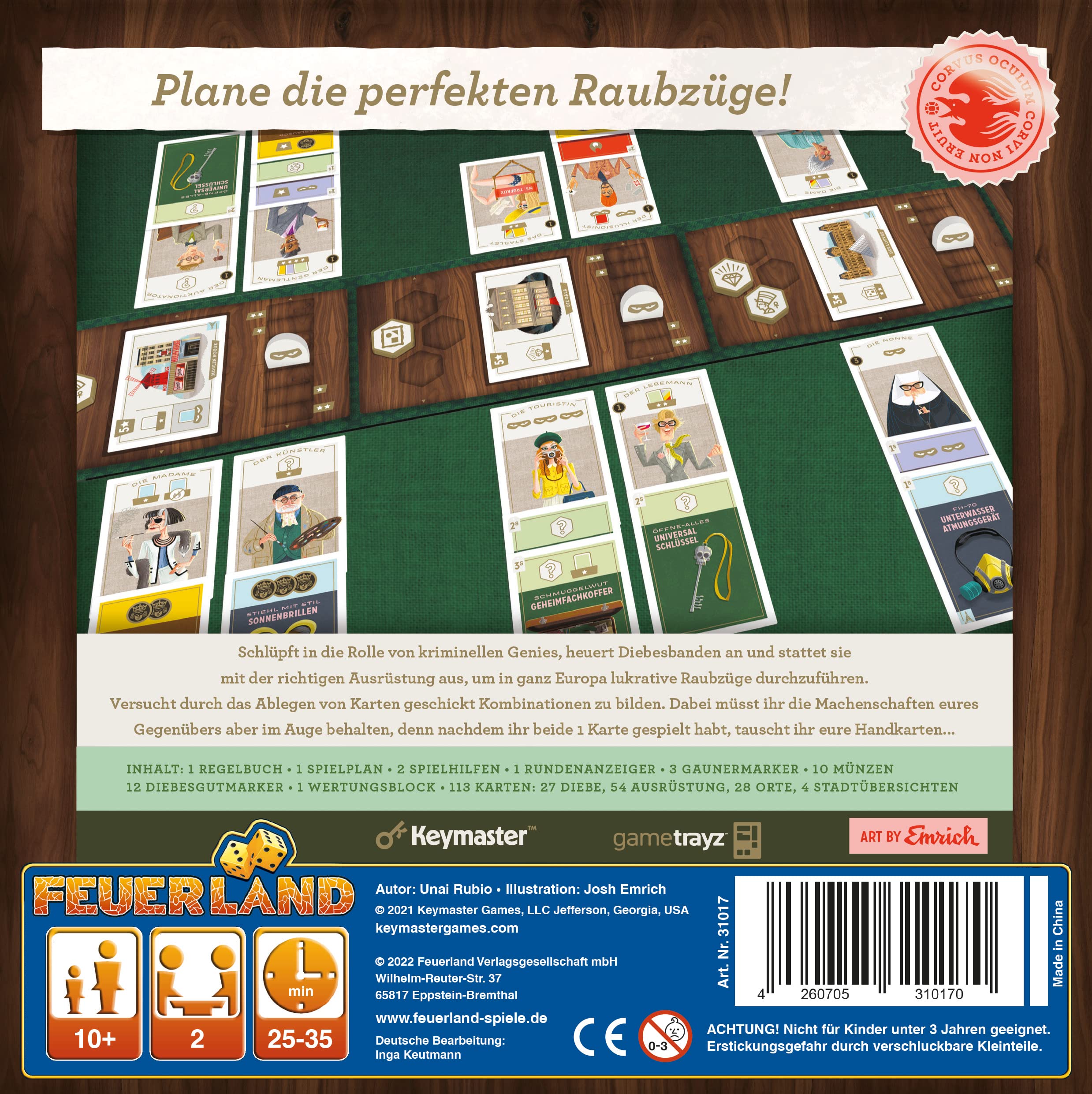 Feuerland Spiele Caper Europe