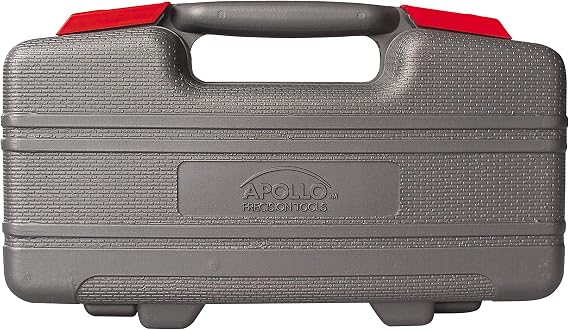 Apollo Tools 39 Piece General Household Tool Set, Red/Black DT9706