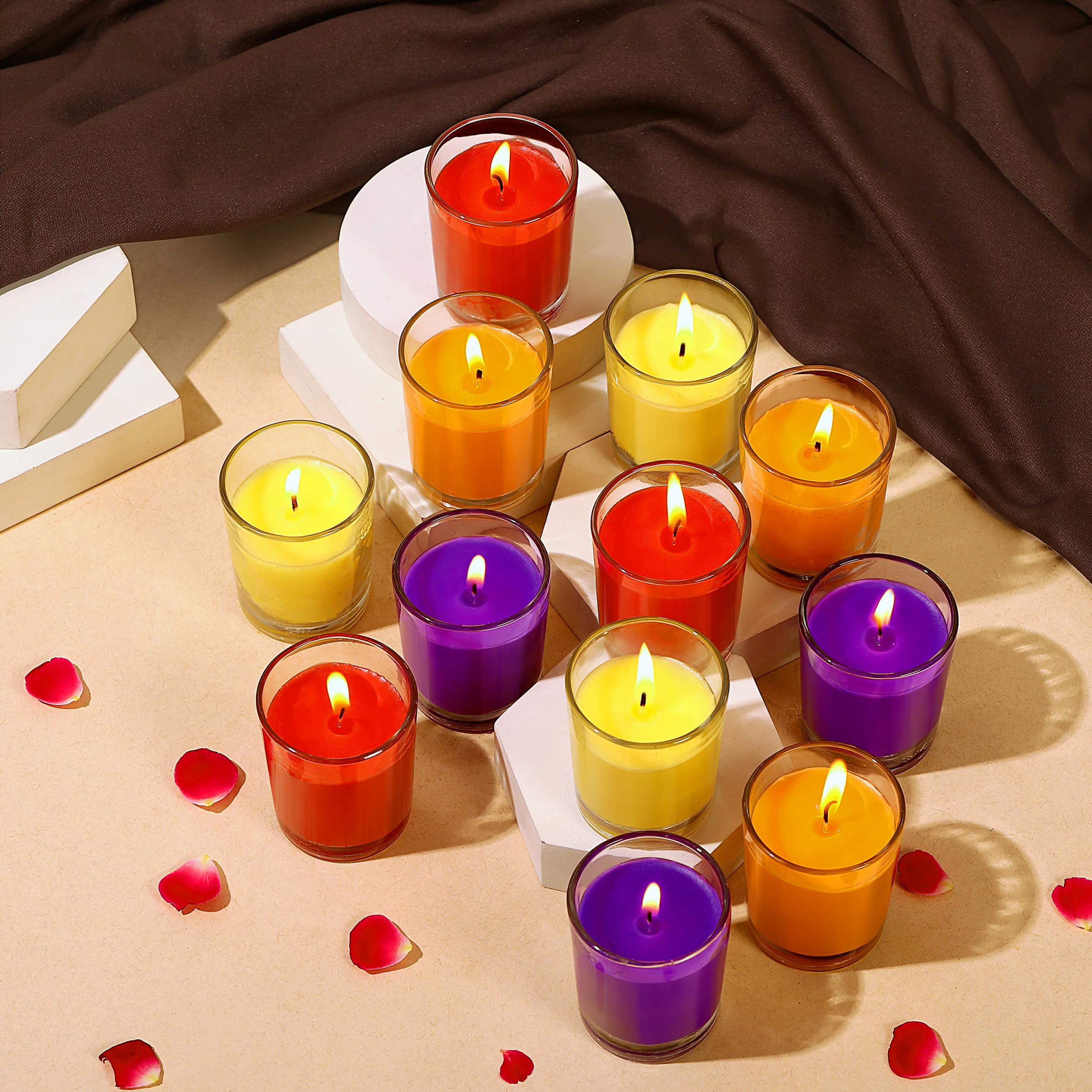 PROSPERRO LUMO Candles: 12 Scented Votives -3