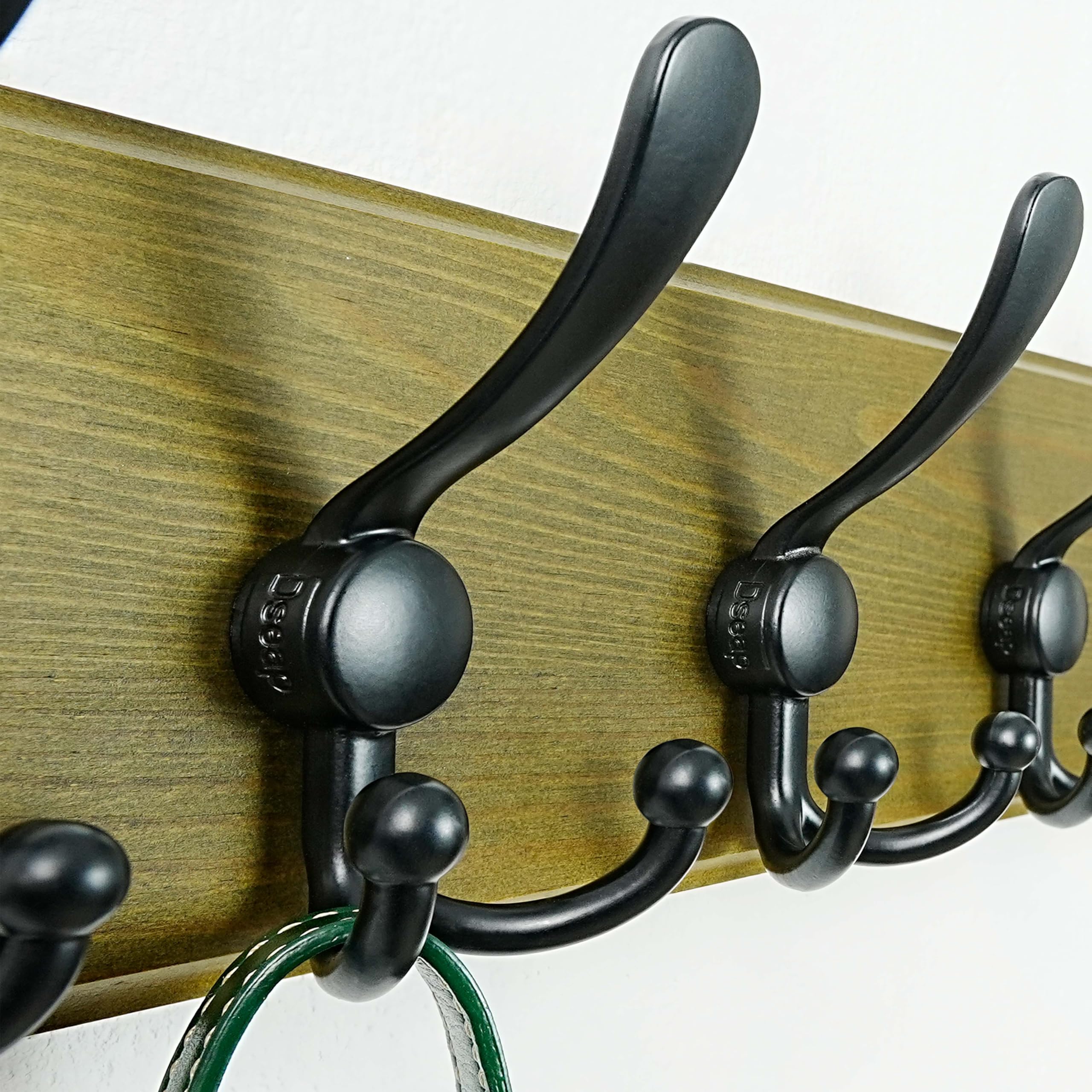 Dseap Coat Rack Wall Mount, Patented, Heavy-Duty - Image 2