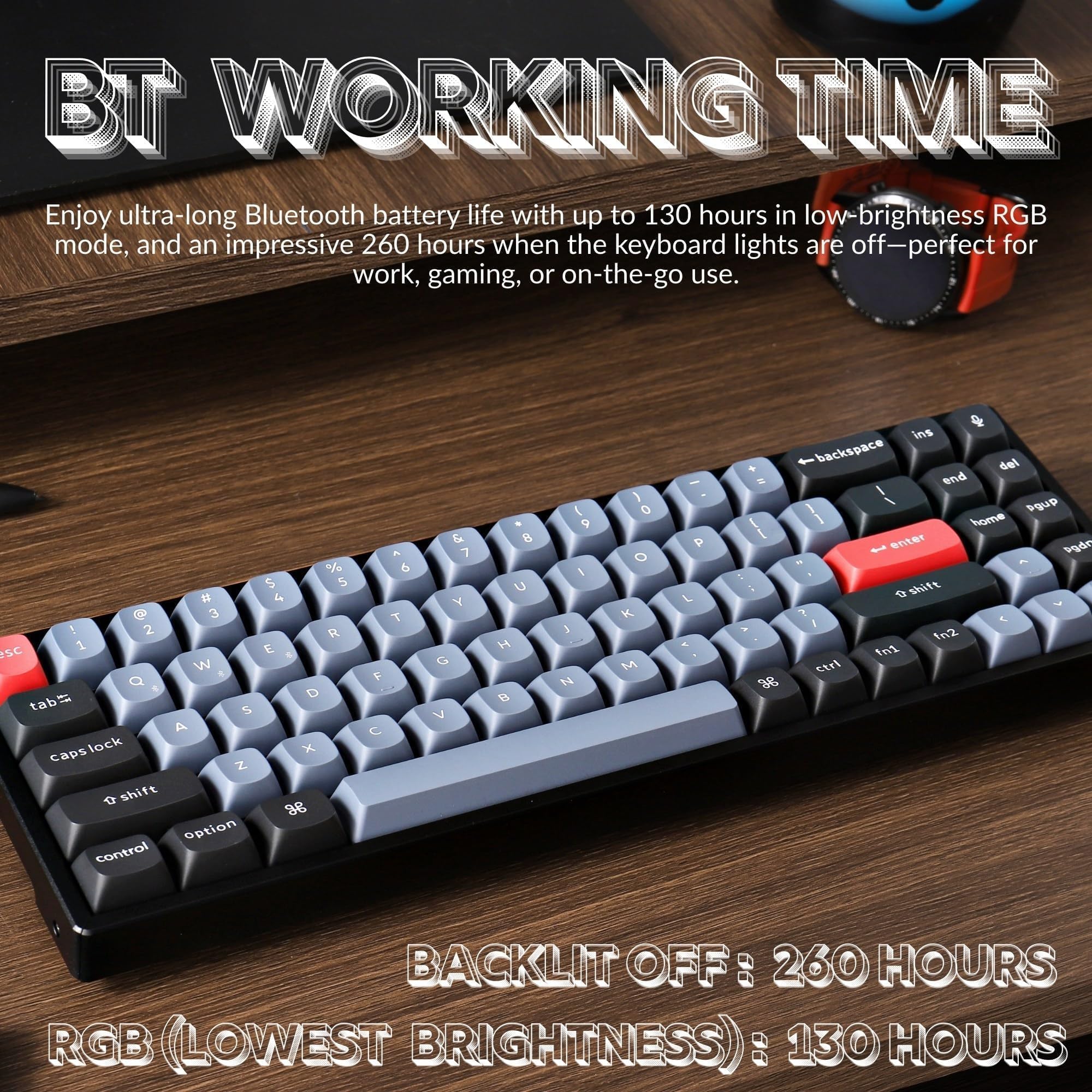 Amazon | Keychron K14 Pro ワイヤレスメカニカルキーボード 70