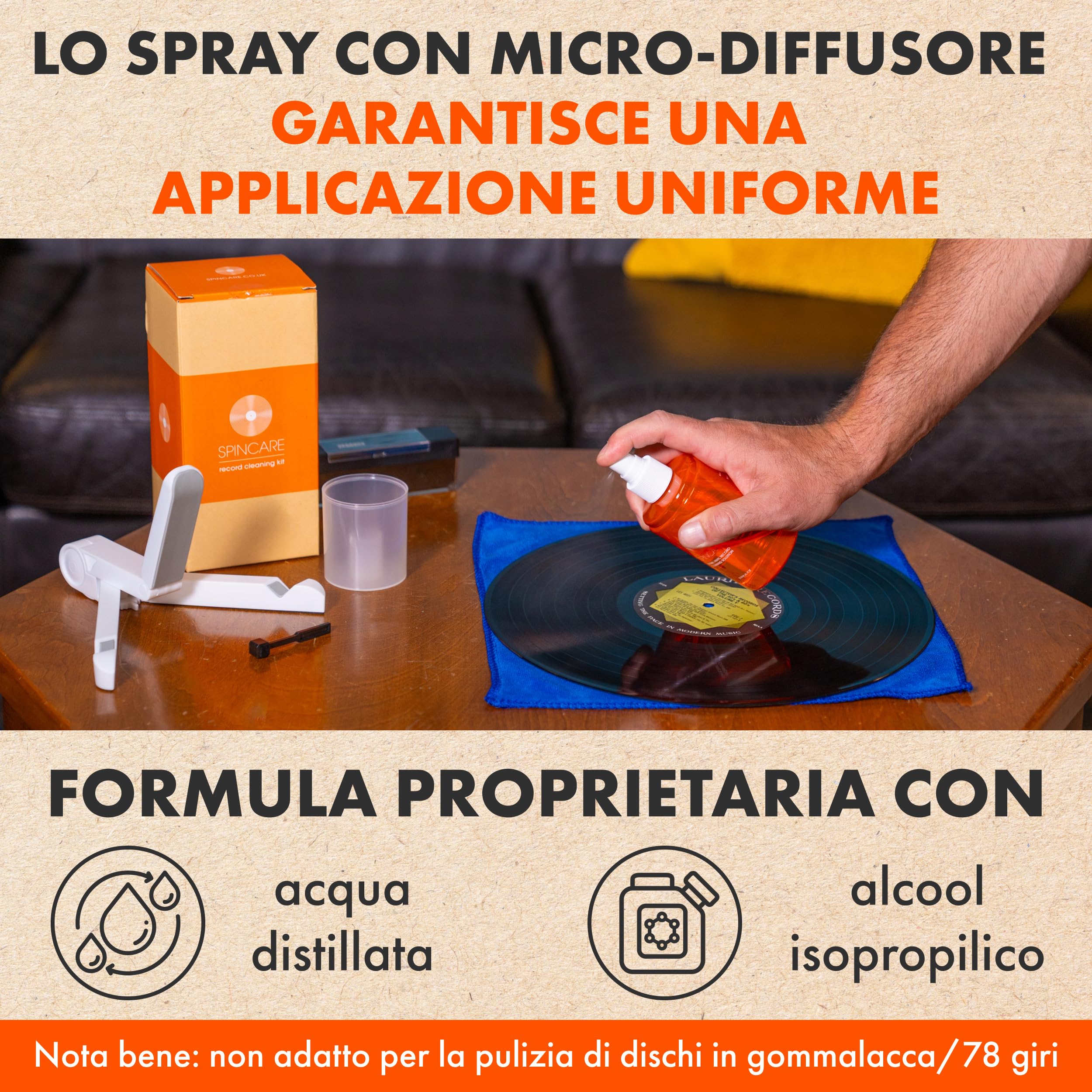 Kit Pulizia ViniliUltimate Vinyl Record Care Kit - Vinyl Styl - Idee - Foto 5