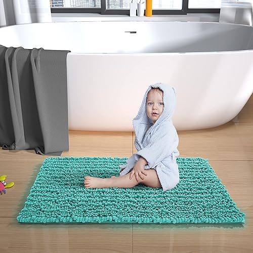 Miniatura 277 de Yimobra - Tapete de baño largo de felpilla, grande de 55.1 x 24 pulgadas, microfibra gruesa, absorbente, extrasuave, antideslizante, peludo, lavable