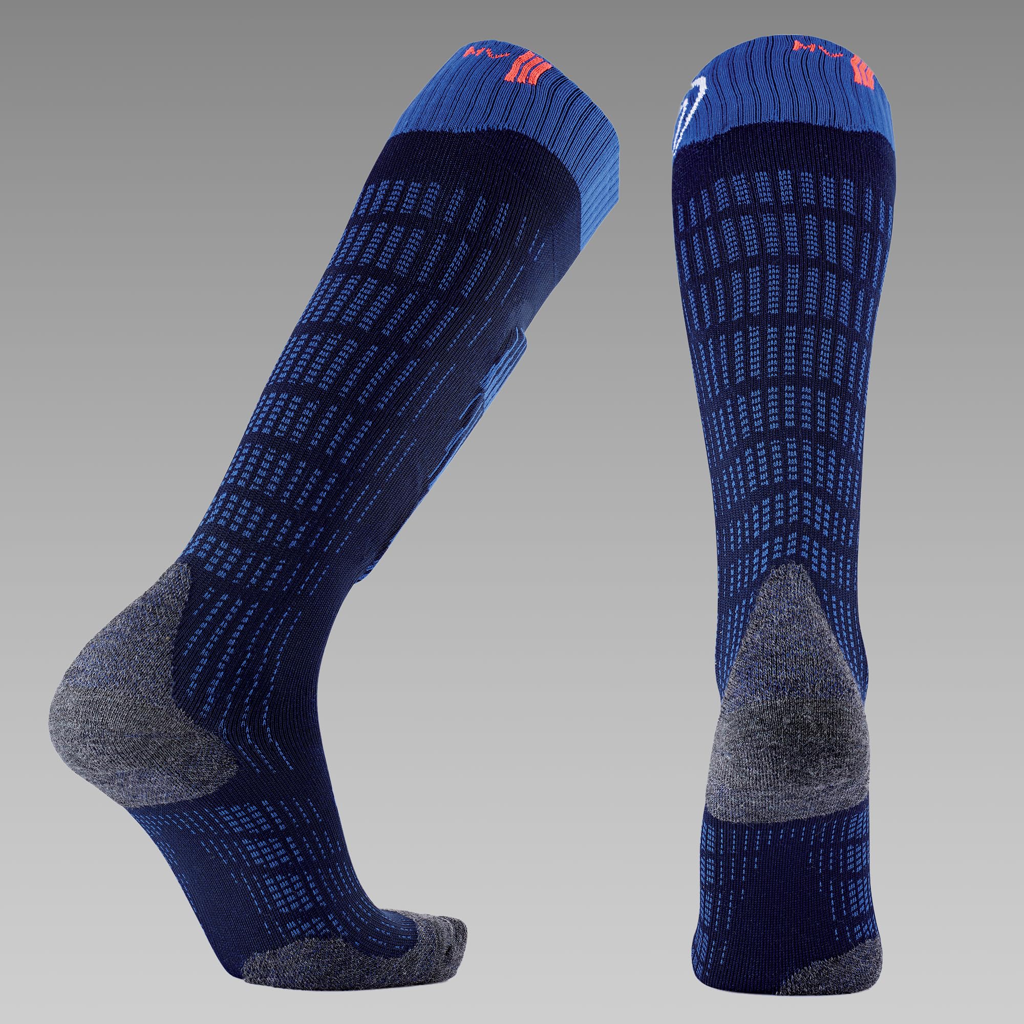 Sidas Chaussettes de ski unisexes en laine mérinos pour temps froid Protection tibia Volume moyen