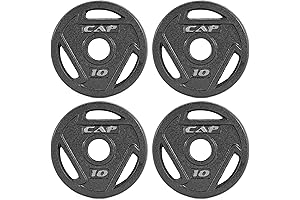 CAP Barbell 2-Inch Olympic Grip Weight Plate - 10 Lbs