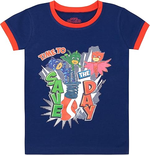 Miniatura 3 de PJ Masks Paquete de 2 pijamas Catboy Gekko Owlette para niños