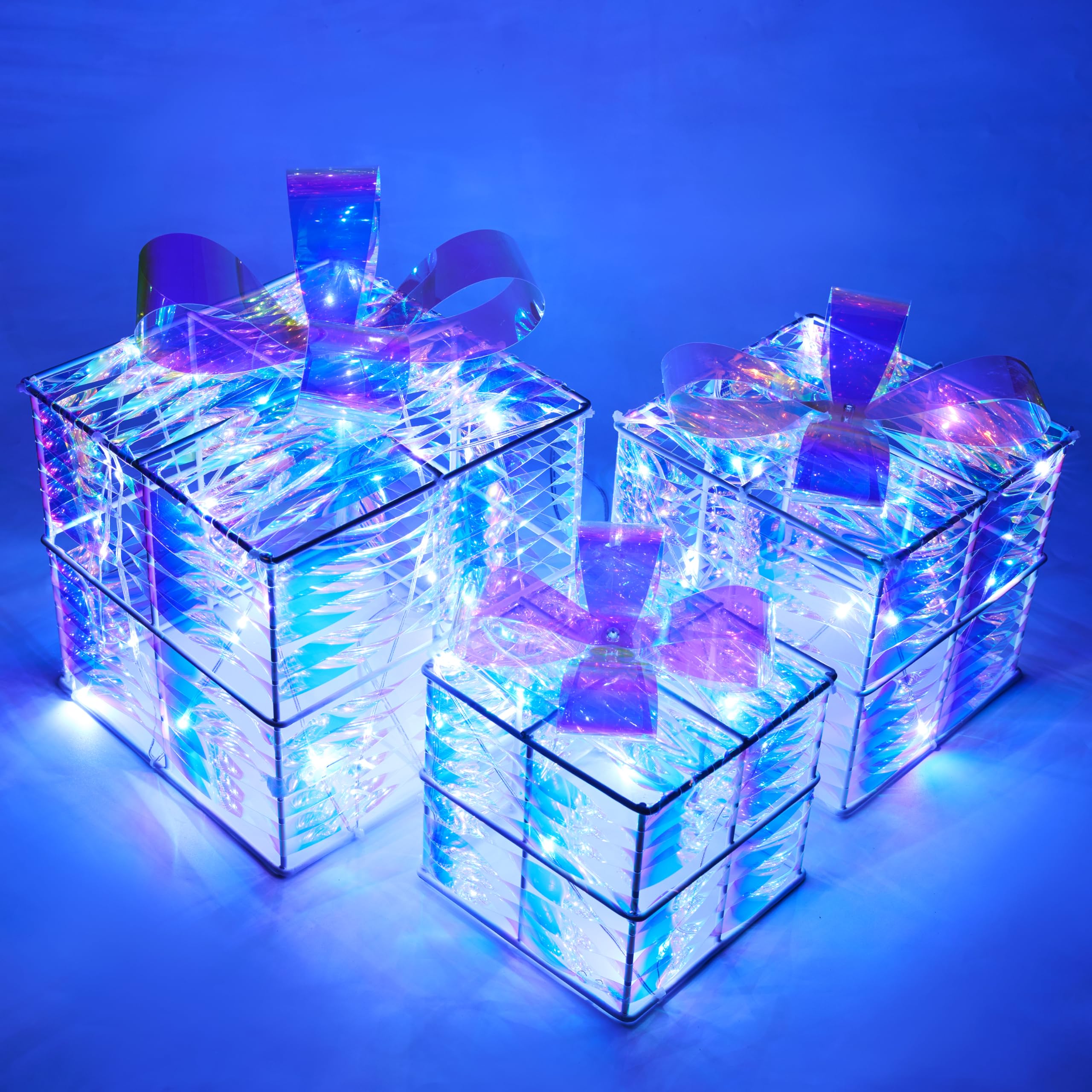 パク・ボゴム Christmas Eve ボックスセットとペンライト Amazon.com: JOIEDOMI Christmas Lighted Gift Boxes, Light Up