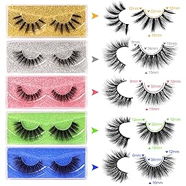 False Eyelashes 30 Pairs Natural 3D Faux Mink Lashes Pack Handmade Eye Lashes Wholesale 10 Styles