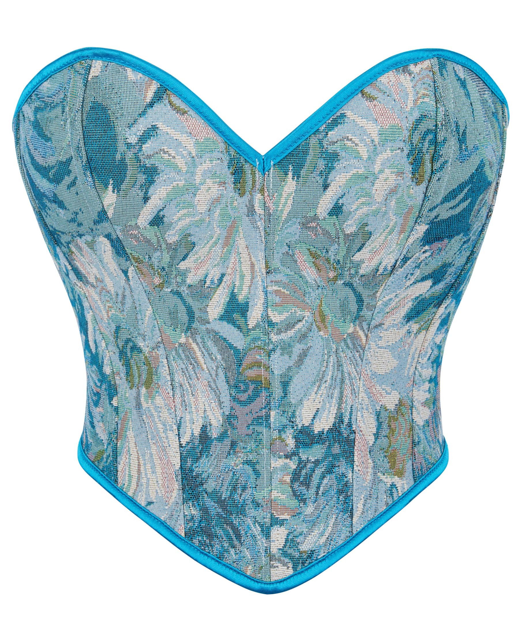 Photo 1 of Alivila.Y Fashion Womens Sweetheart Vintage Renaissance Corset Shapewear Top Bustier FJ-S952-Blue-L