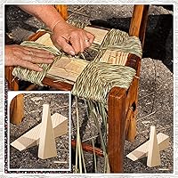 Vista 7 de Treela Cuñas de madera para sillas, suministros de enlatado, cuña de madera antideslizante, herramienta de cuña de puerta de madera, bloque