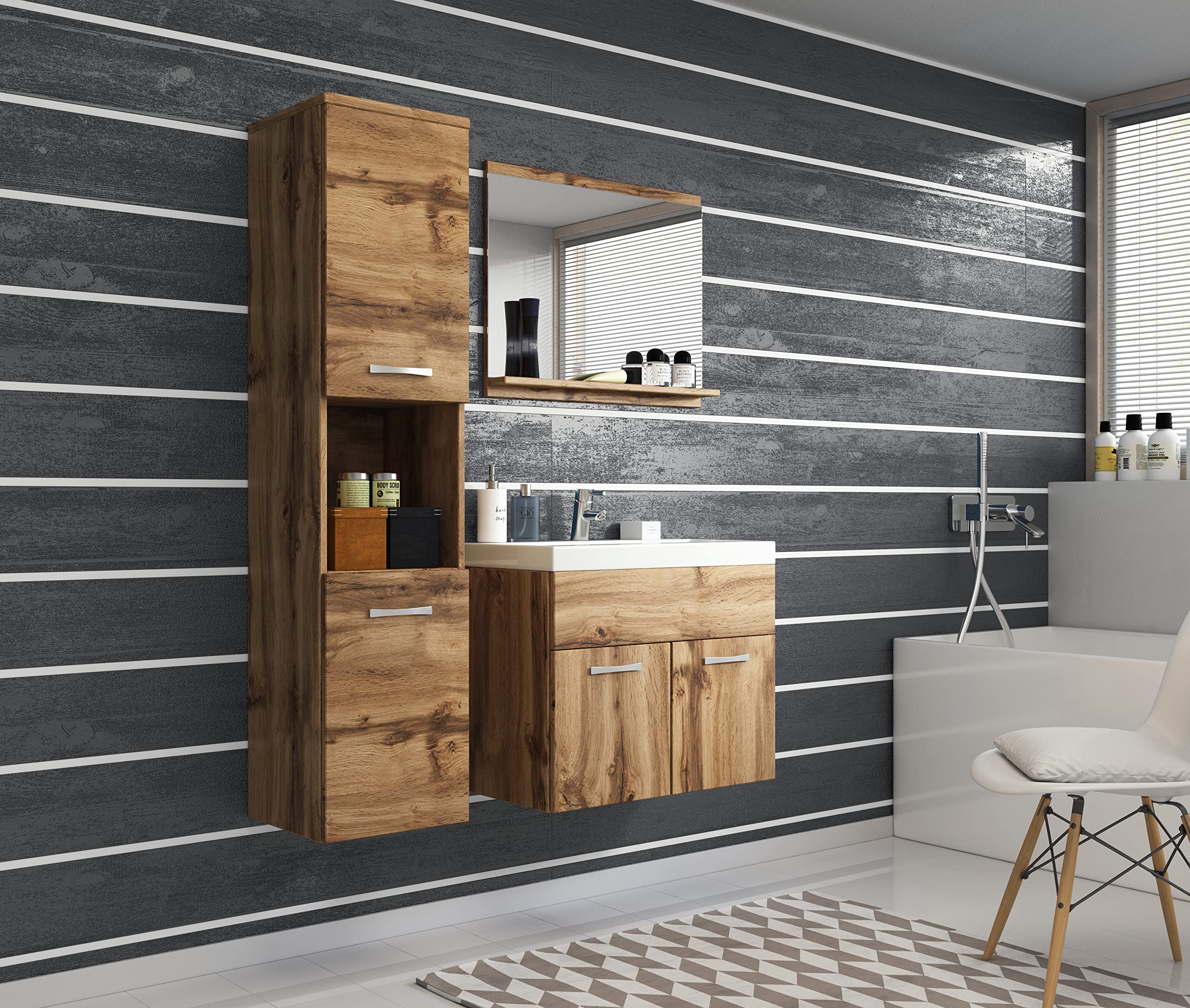 MINIO Go For It, Meuble De Salle De Bain MARIT I, Vert Brumeux