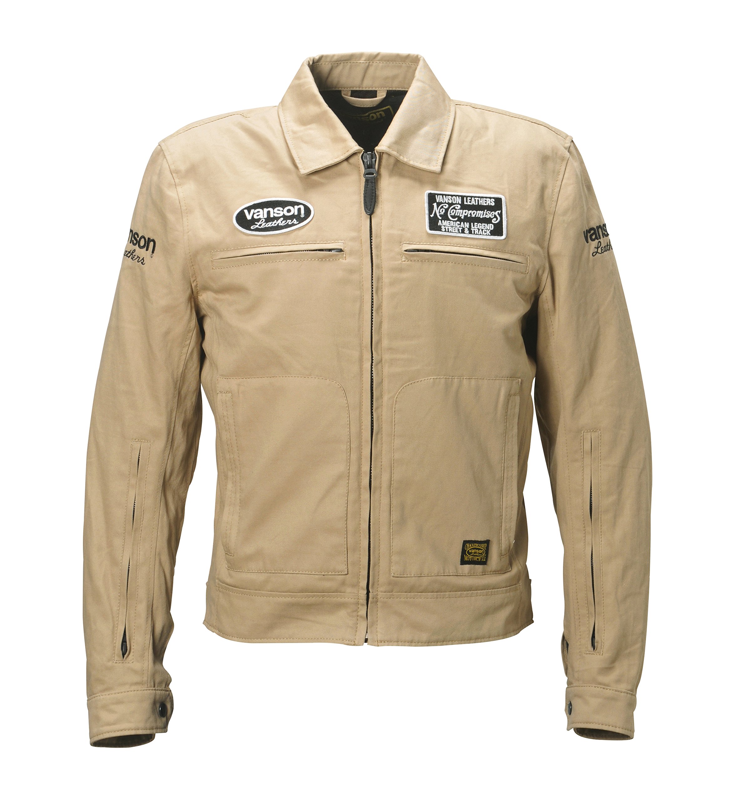 Amazon | VANSON(バンソン) コットンジャケット BEIGE 2XL VS15108S