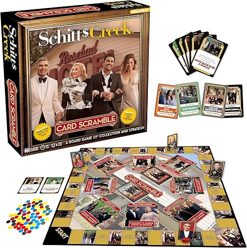 AQUARIUS Schitt's Creek Card Scramble - Divertido juego de fiesta familiar para niños, adolescentes y adultos, regalo entretenido de noche de