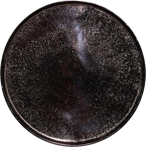 Miniatura 6 de Deco 79 Mesa redonda de aluminio con 3 patas de trípode, 16 x 16 x 25 pulgadas, color negro