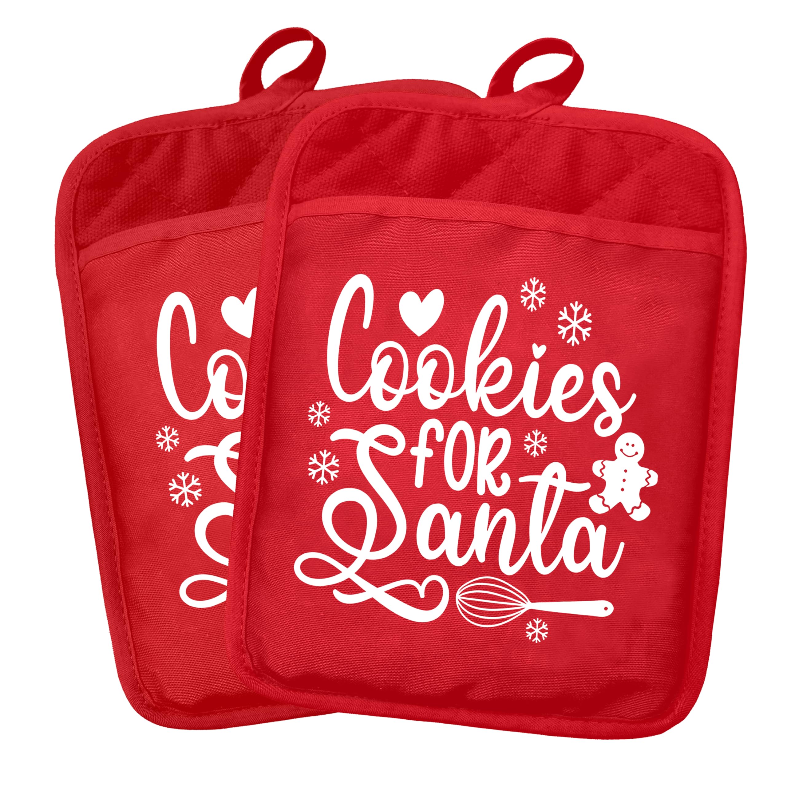 Manique de Noël Cookies for Santa lot de 2 gants résistants