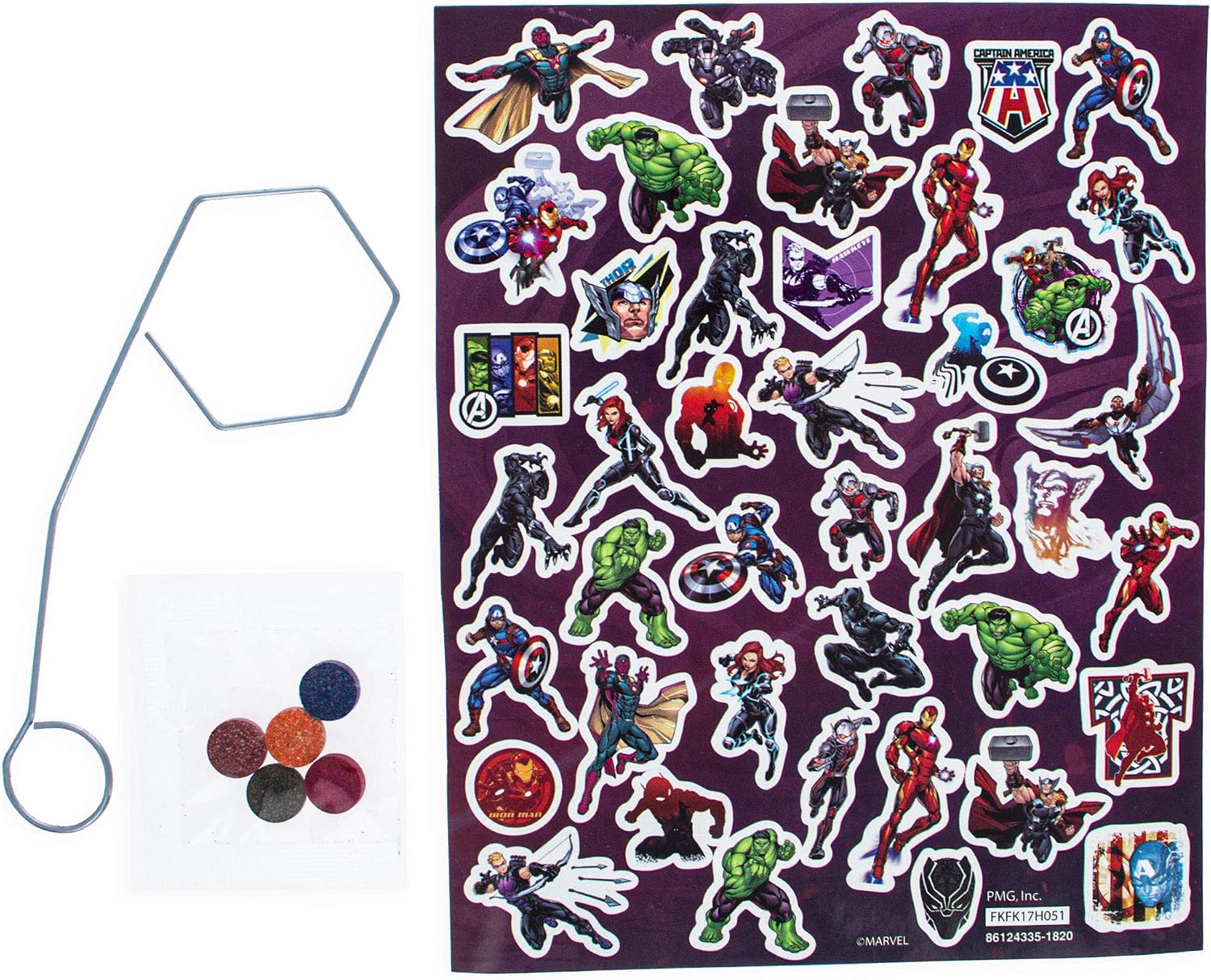 42 Cartoon Character Stickers Easter Egg Decorating Kit