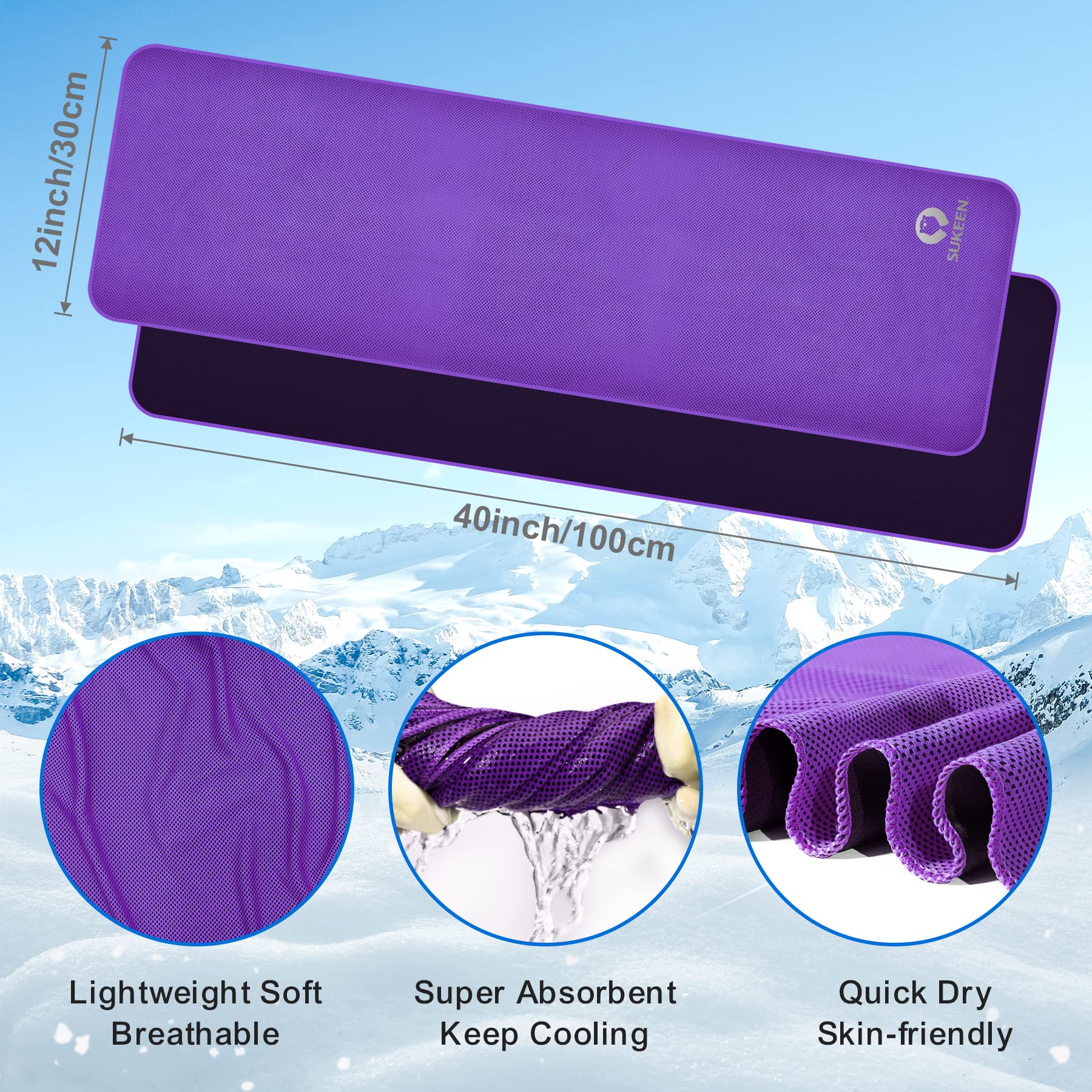 Sukeen Cooling Towel for Neck and Face(40