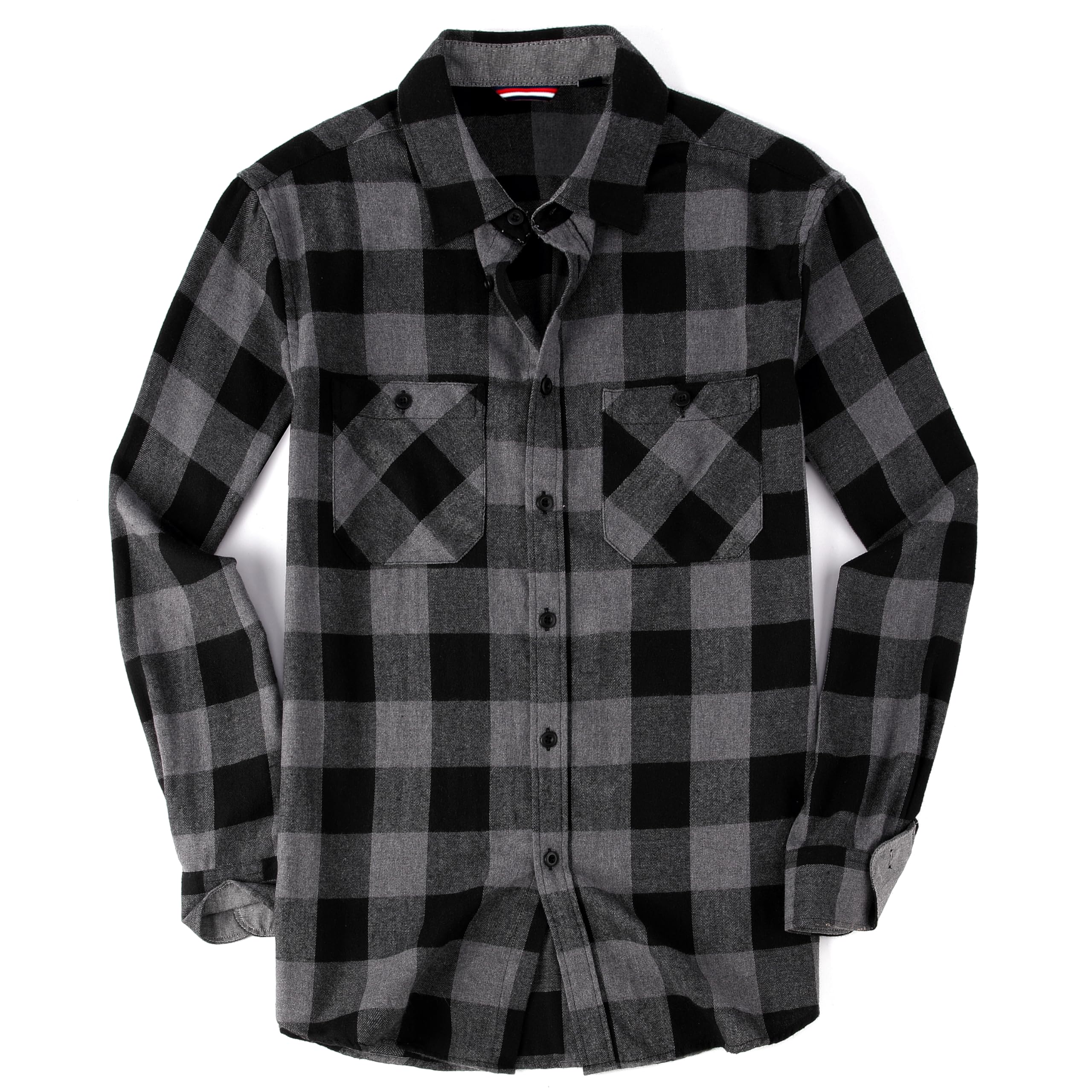 Flannel Shirt for Men Button Down Regular Fit Mens Flannel Shirt Long Sleeve Casual Plaid Flannel Shirt