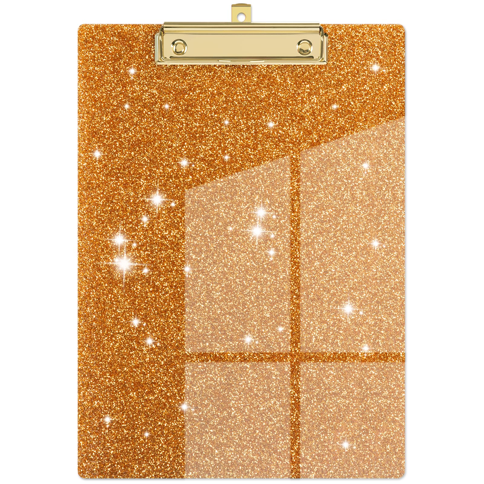 Portablocco Acrilico Glitterato A4 - Lavagna Con Clip Per Appunti E Coriandoli - Foto 5