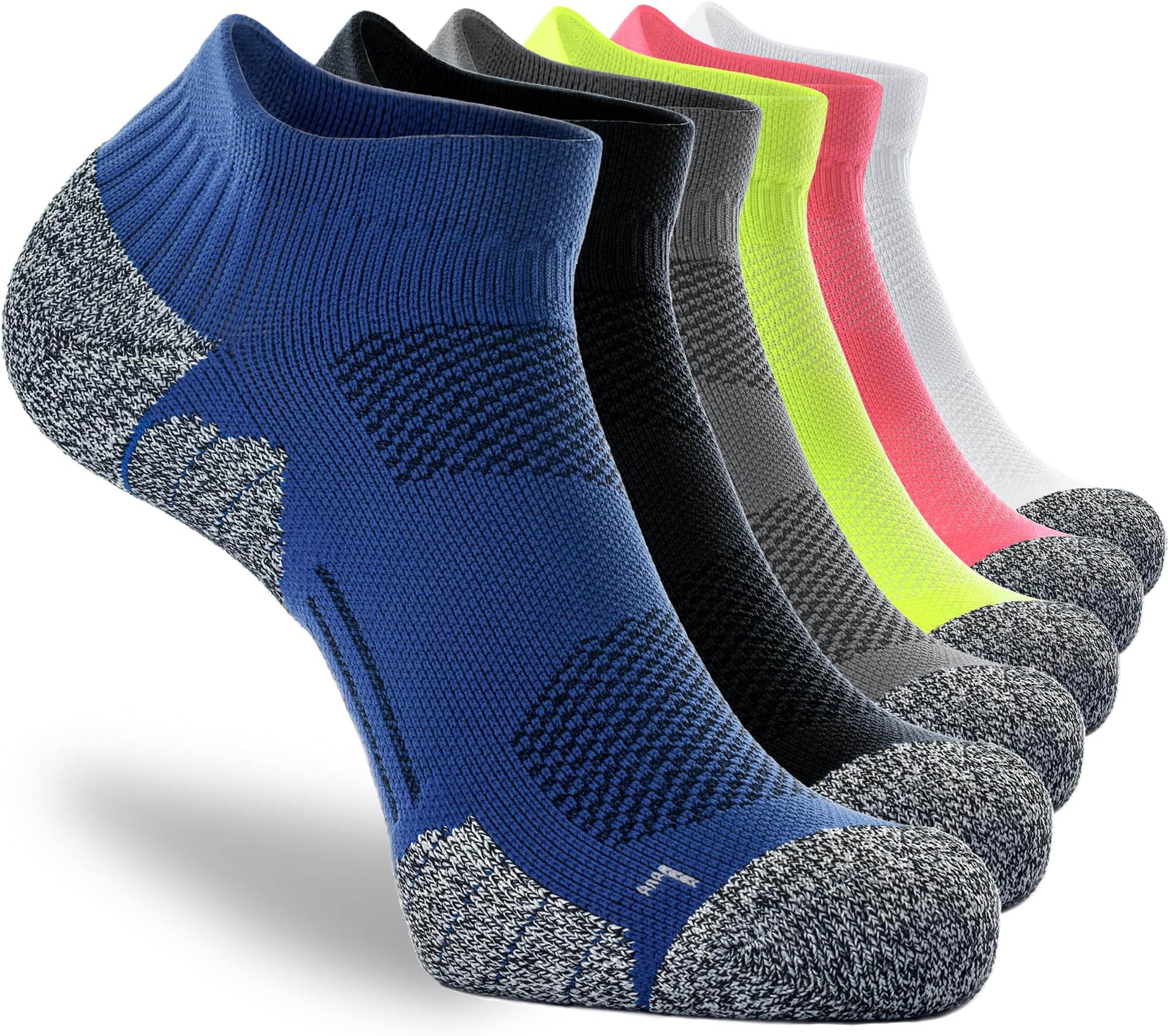 - Unisex Cushioned Compression Athletic Ankle Socks Multipack