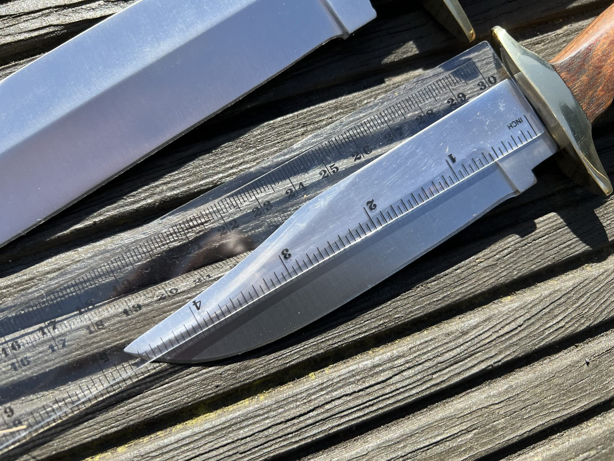 Perkin Feststehende Jagdmesser-Set 2-teiliges Jagdmesser-Set mit Scheide aus Bowie-Messern