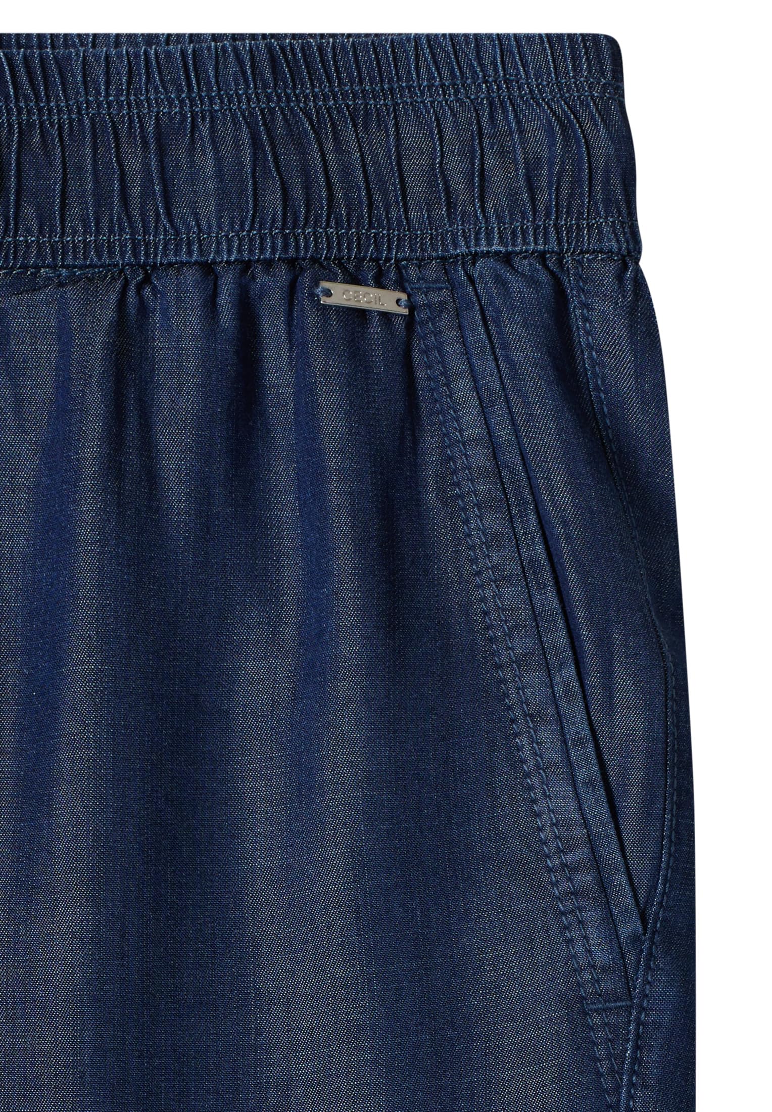 Cecil Damen Wide Leg Hose in Denim-Optik 3818986