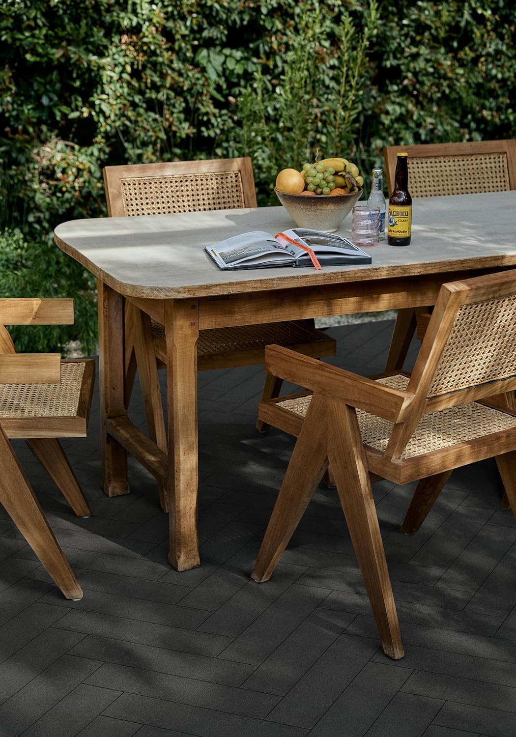 Veradek Outdoor Flooring Series Deck Tiles | Durable Interlocking Deck Tiles for All-Weather Use on Balconies, Patios, and Pools | Customizable Design and Easy Installation